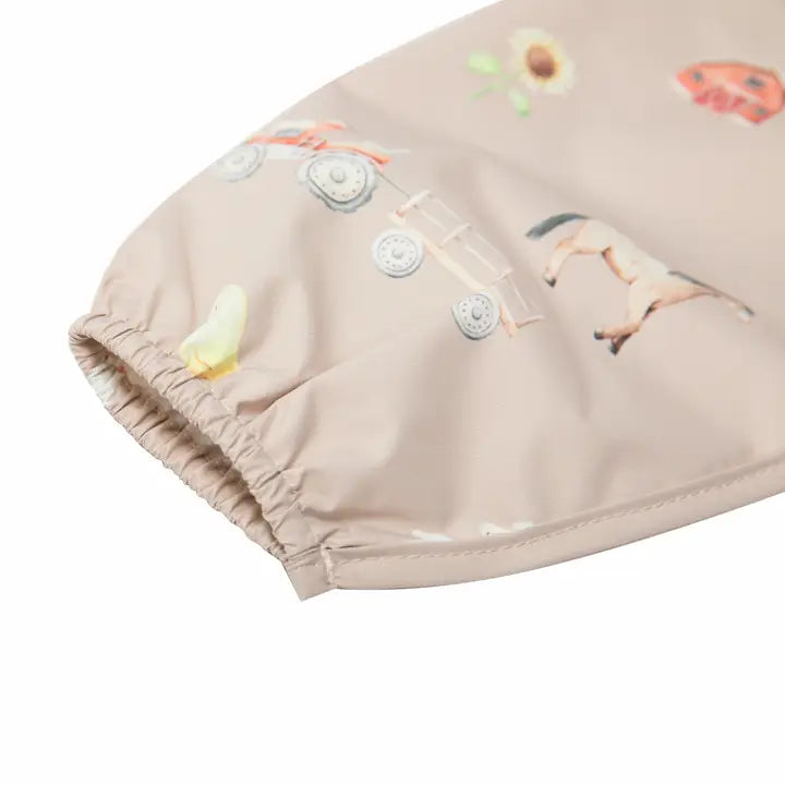 Smock Bib For Baby & Toddler Long Sleeve (Farm)