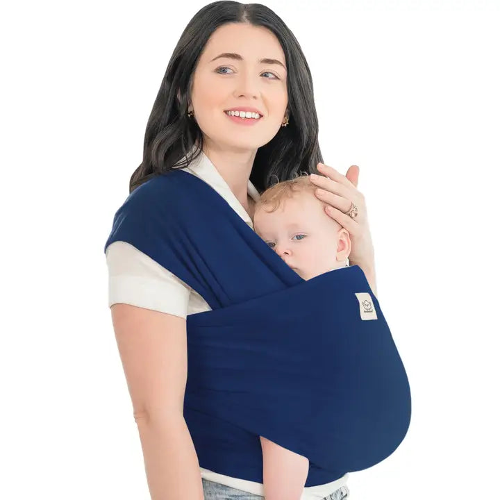 KeaBabies: Original Baby Wrap Carrier (Navy Blue)