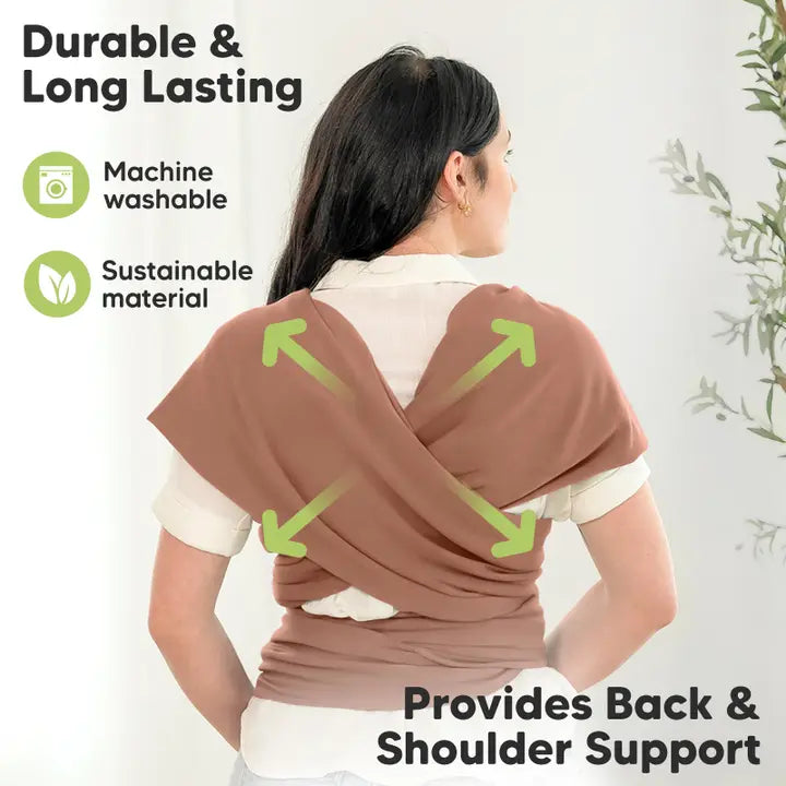 KeaBabies: Original Baby Wrap Carrier (Terracotta)