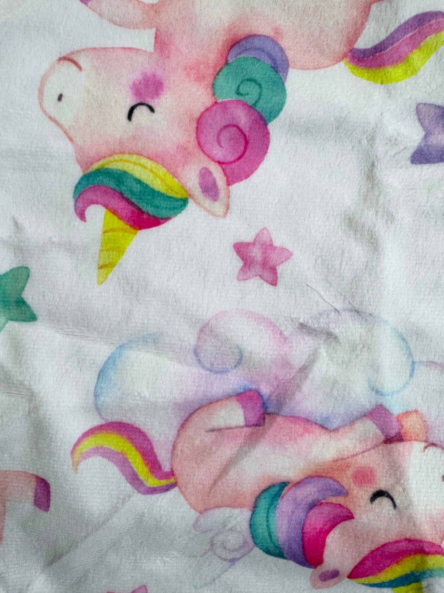 Honey Lemonade Mini Minky (Unicorns)