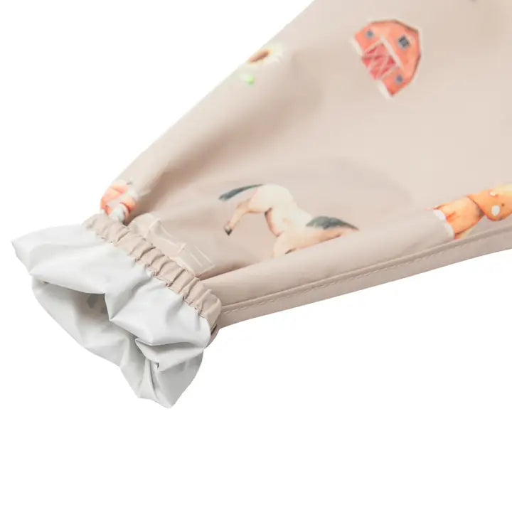 Smock Bib For Baby & Toddler Long Sleeve (Farm)