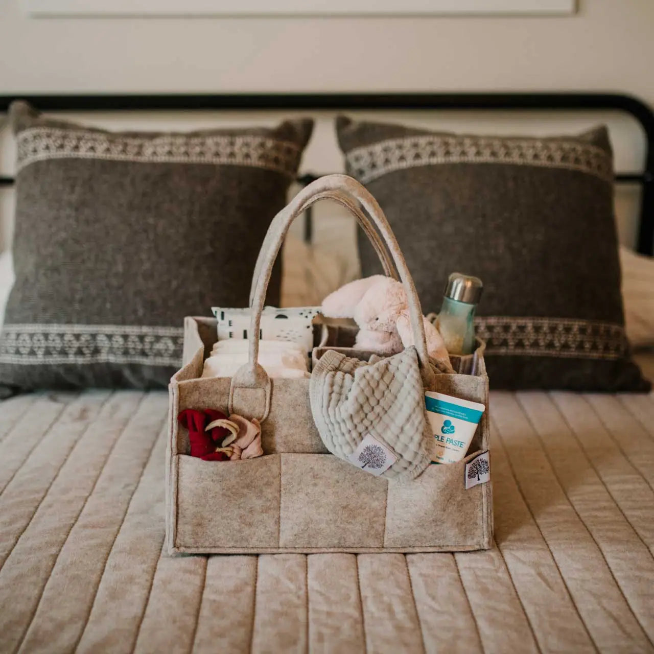 Diaper Caddy in (Oatmeal)