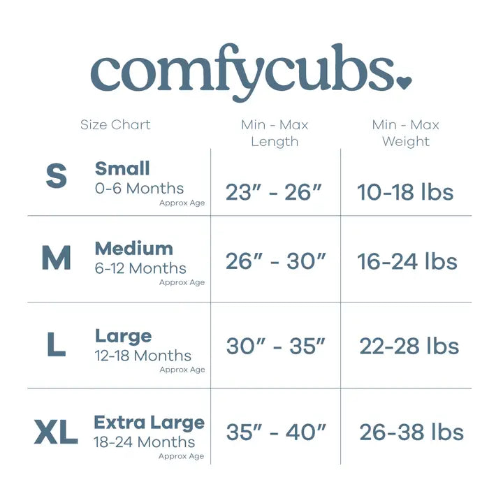 Comfy Cubs: Sleep Sack 0-6 Months (2 Pack Blue)
