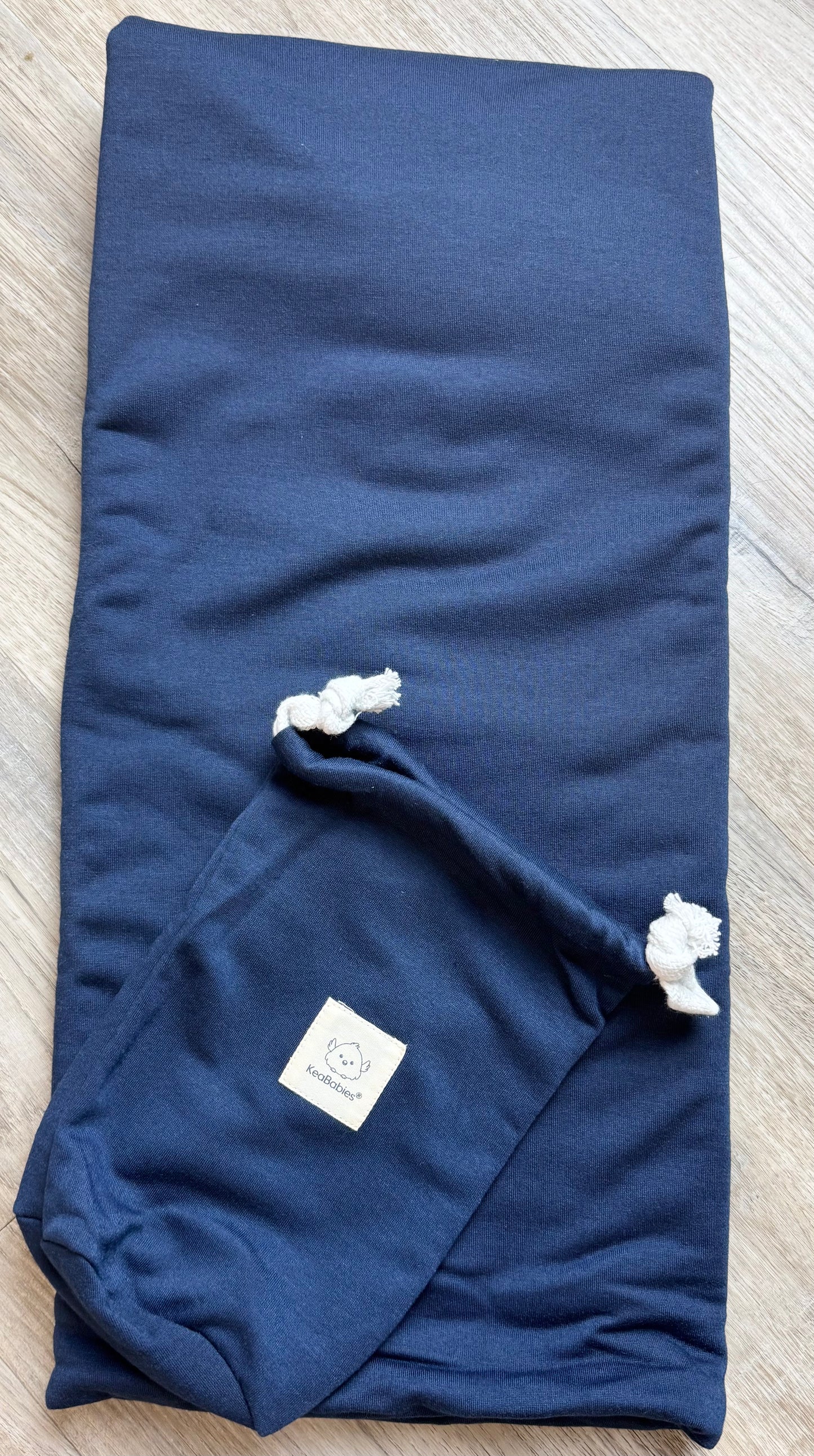 KeaBabies: Original Baby Wrap Carrier (Navy Blue)