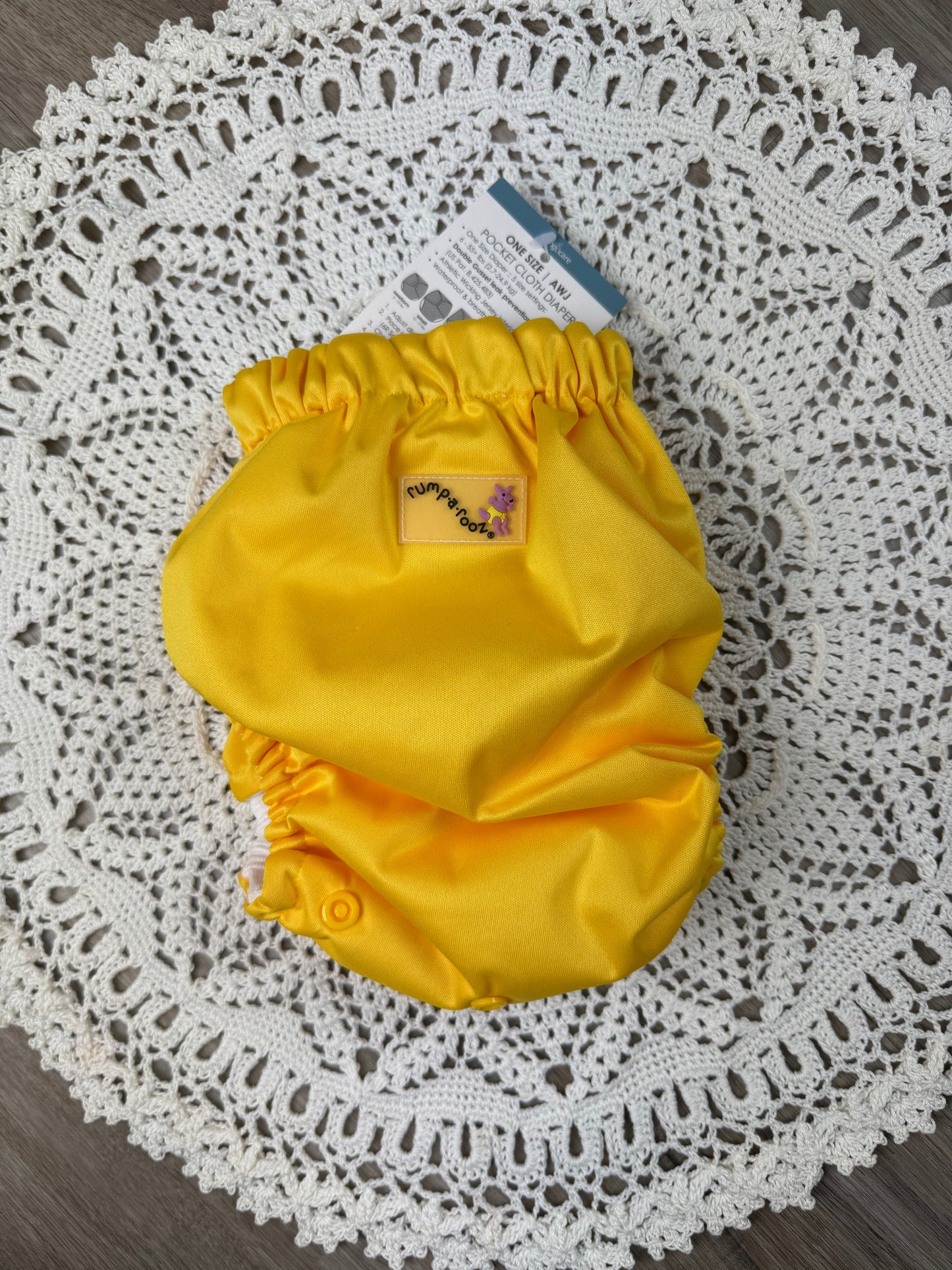 Rumparooz G3 Awj One Size Pocket Cloth Diaper (Dandelion)