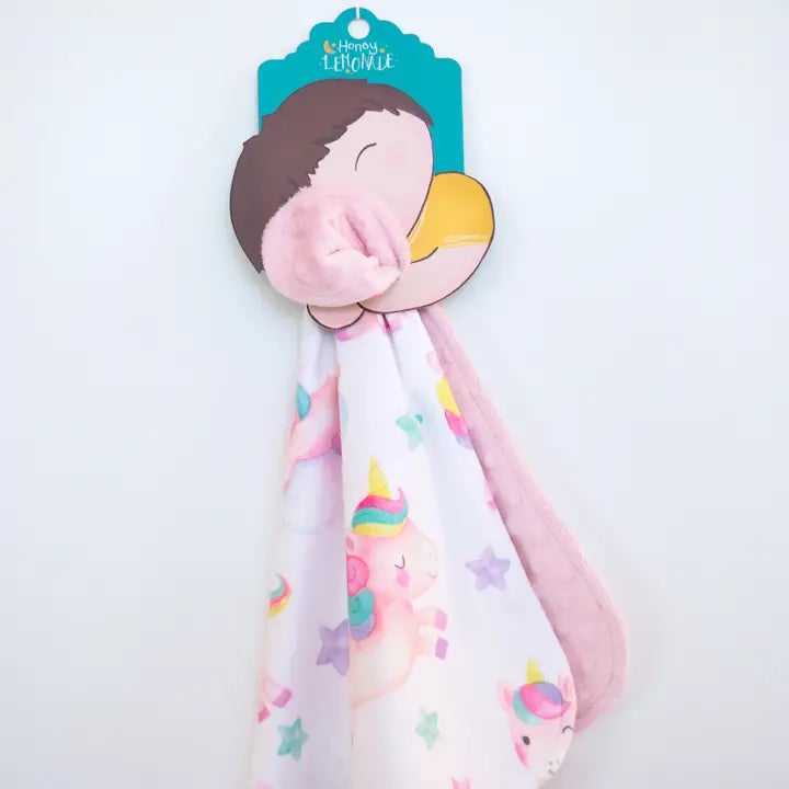 Honey Lemonade Mini Minky (Unicorns)