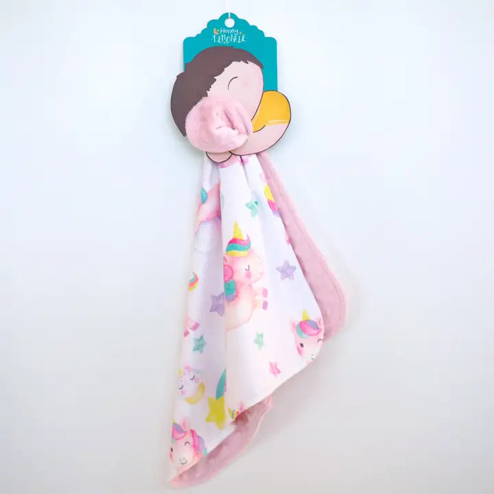 Honey Lemonade Mini Minky (Unicorns)